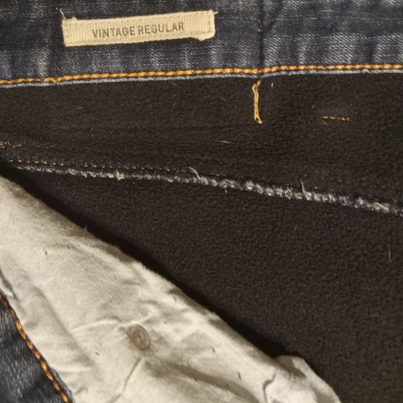 Weatherproof Men's Regular Vintage Fleece-Lined Jeans 42X30 - Picture 7 of 16